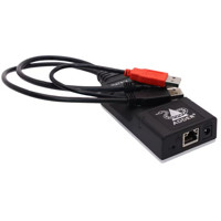 Gedrehte Ansicht des ADDERView Matrix C110 HDMI ZeroU IP KVM Computer Access Modul von Adder