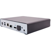 Ansicht von hinten der ADDERView Matrix C1100 USR KVM over IP User Station von Adder