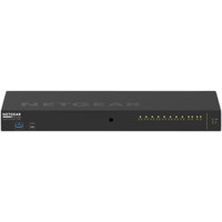 Vorderseite des AVM-C12 NETGEAR M4250 Switch mit 12x Netzwerkanschlüssen von Adder