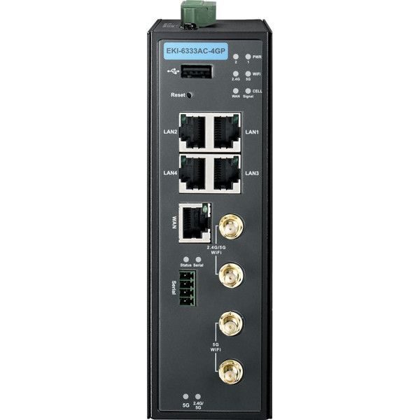 EKI-6333AC-4GP Advantech Industrieller IEEE 802.11a/b/g/n/ac Wi-Fi ...