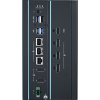 Front des UNO-148 V2 kompakten Industrie PC von Advantech mit einem UNO-MXM-CB01 Modul