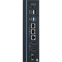 Vorderseite des UNO-148 V2 kompakten Industrie PCs mit einem 13. Gen Intel Core i Prozessor von Advantech