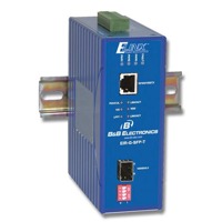 Der Elinx-EIR-G von B+B SmartWorx ist ein Gigabit Ethernet zu Glasfaser Konverter.