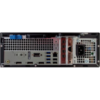 Rückseite des EMD5004PE-R Emerald DESKVUE PE IP KVM Receiver/Multiviewer von Black Box