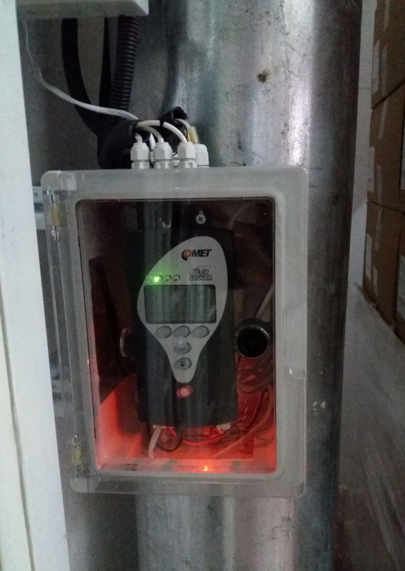 Kühlraumüberwachung mit dem Multidatenlogger M1140 von COMET System