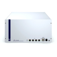 Front Ansicht des DP1.4-MUX4-MC4-USB DisplayPort 1.4 KVM Switch von Guntermann und Drunck