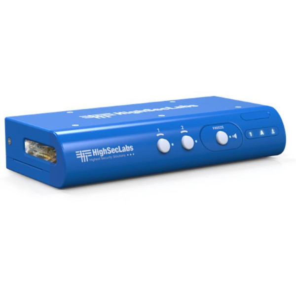 SK21PH-4 High Sec Labs Secure 2-Port KVM Switch mit DP/HDMI Combo Ports