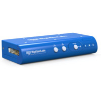 SK21PH-4 High Sec Labs Secure 2-Port KVM Switch mit DP/HDMI Combo Ports