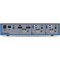 Back Ansicht des SK21PH-4 Secure 2-Port KVM Switch von High Sec Labs