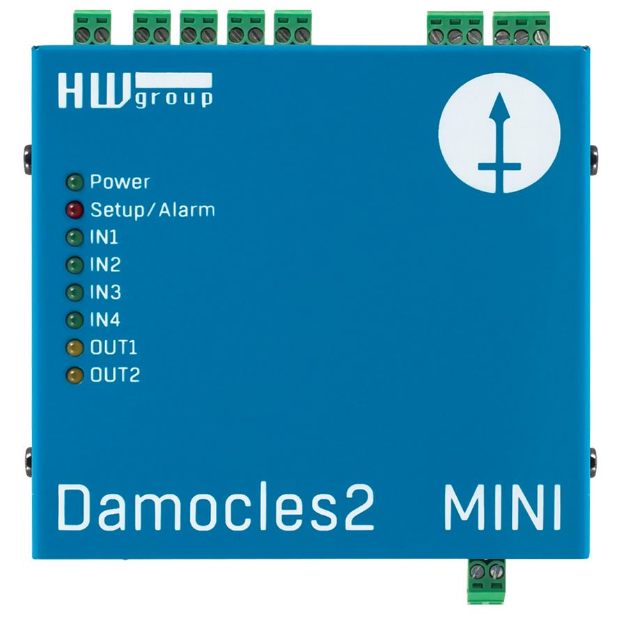 Damocles2 MINI Remote I/O Einheit mit 4 digitalen Eingängen und 2 digitalen Ausgängen