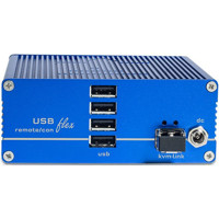 Receiver des USBflex IP-basierten USB Extender von KVM-TEC über Glasfaser