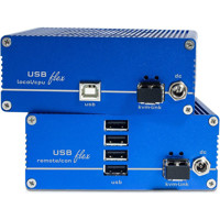 USBflex IP-basierte USB Extender von KVM-TEC über Glasfaser