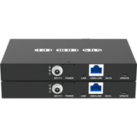 Back Ansicht des SCT-USB34-C100 4-Port USB 3.2 Extender über CAT6a/7 von syscomtec