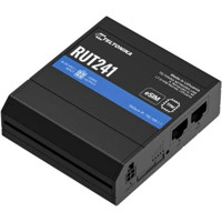 RUT241 eSIM industrieller eSIM Mobilfunkrouter von Teltonika schief