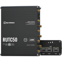 RUTC50 5G Router mit Dual-Band Wi-Fi 6 und GPS von Teltonika RUTC50 Teltonika 5G Router mit Dual-Band Wi-Fi 6 und GPS von Teltonika
