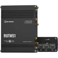 RUTM51 Teltonika Dual-SIM 5G Industrie Router mit 5x RJ45 Ports und Dual-Band WLAN