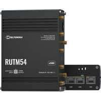 RUTM54 Teltonika Industrie 5G Router mit einem Telit Modem und eSIM Funktionalität