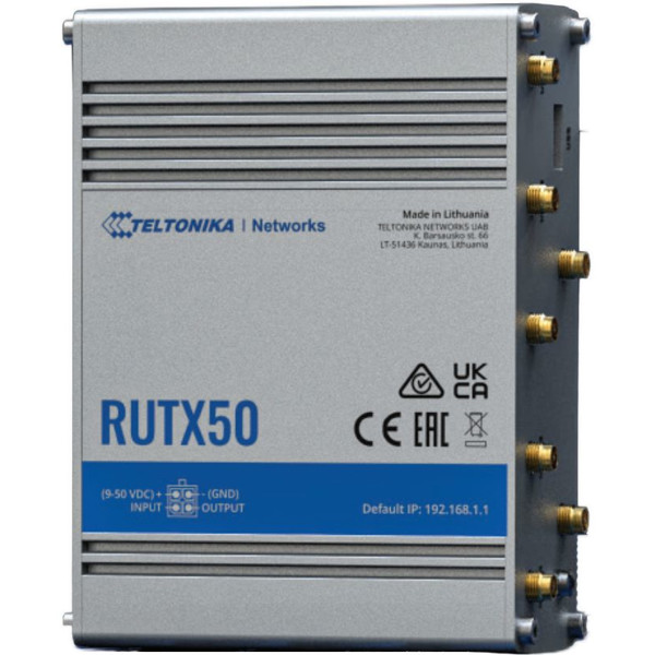 RUTX50 Teltonika Industrieller 5G Router - BellEquip