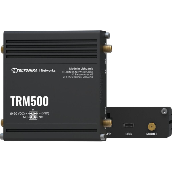 TRM500 kompaktes 5G Modem mit einem USB-C Anschluss von Teltonika