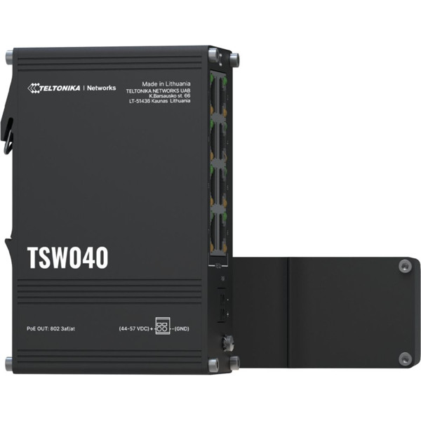 TSW040 Unmanaged PoE Netzwerkswitch mit 8x 802.3af RJ45 Anschlüssen von Teltonika