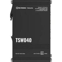 TSW040 Unmanaged PoE Netzwerkswitch mit 8x 802.3af RJ45 Anschlüssen von Teltonika von oben