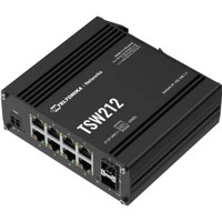 TSW212 Managed PROFINET Ethernet Switch von Teltonika seitlich