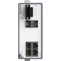 Lynx-3306-E-F2G-T4-LV Westermo Layer 3 Managed Industrie Switch von vorne