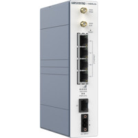 Merlin-4106-T4-S1-DI1-QFT industrieller LTE CAT-M1/NB-IoT Router von Westermo seitlich