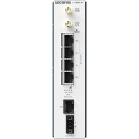 Merlin-4106-T4-S1-DI1-QFT industrieller LTE CAT-M1/NB-IoT Router von Westermo Vorderseite