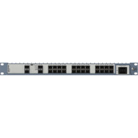 Vorderseite des RedFox-5328-E-F4G-T24-LV L3 Managed Rack Netzwerkswitch von Westermo