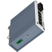 Unterseite des SandCat-2305-F1-SM-T4-LV Unmanaged 5-Port Industrie Switch von Westermo